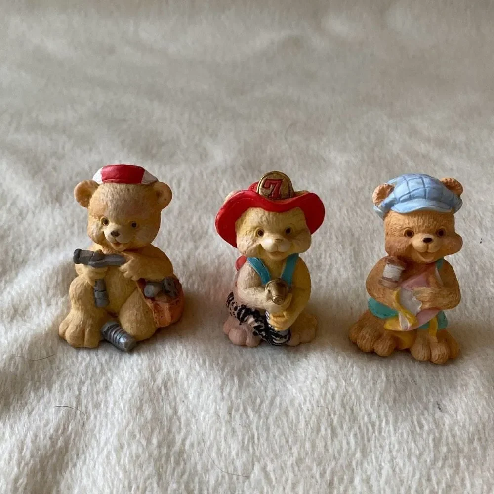 Vintage J.C. Teddy Bear Figurines - Picture 8 of 13